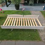 Uitschuifbaar eenpersoonsbed, Gebruikt, 70 tot 85 cm, Ophalen of Verzenden, Lattenbodem
