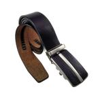 Automatische Riem Heren Echt Leer Verstelbaar Donkerblauw, Birgitta-Gracht 33, 6465 EL Kerkrade, Nederland, Verzenden, Nieuw, Esde2