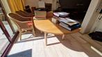 Eettafel met 4 rieten stoelen, Ophalen, Gebruikt, 50 tot 100 cm, Vijf personen of meer