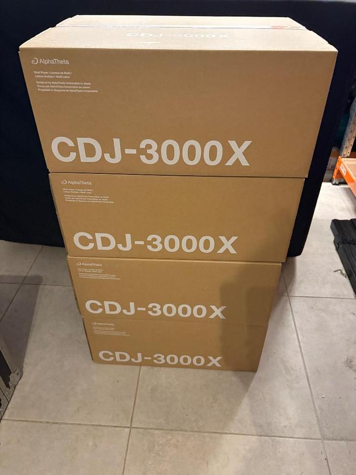 4x alpha theta cdj 3000 x, Muziek en Instrumenten, Dj-sets en Draaitafels, Nieuw, Draaitafel, Overige merken, Ophalen