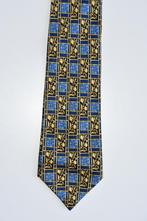 Richel Royal 100% zijden stropdas handgemaakt blauw geel, Kleding | Heren, Stropdassen, Blauw, Richel Royal, Ophalen of Verzenden