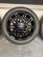 15” originele Toyota Aygo velgen + winterbanden 4x100 PW457-, Gebruikt, 15 inch, Banden en Velgen, Winterbanden