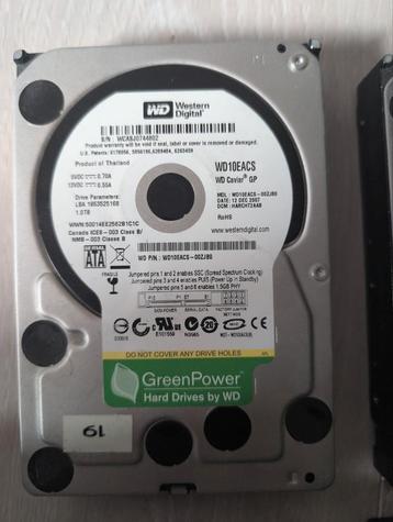 WD Caviar Green 1TB HDD - SATA beschikbaar voor biedingen