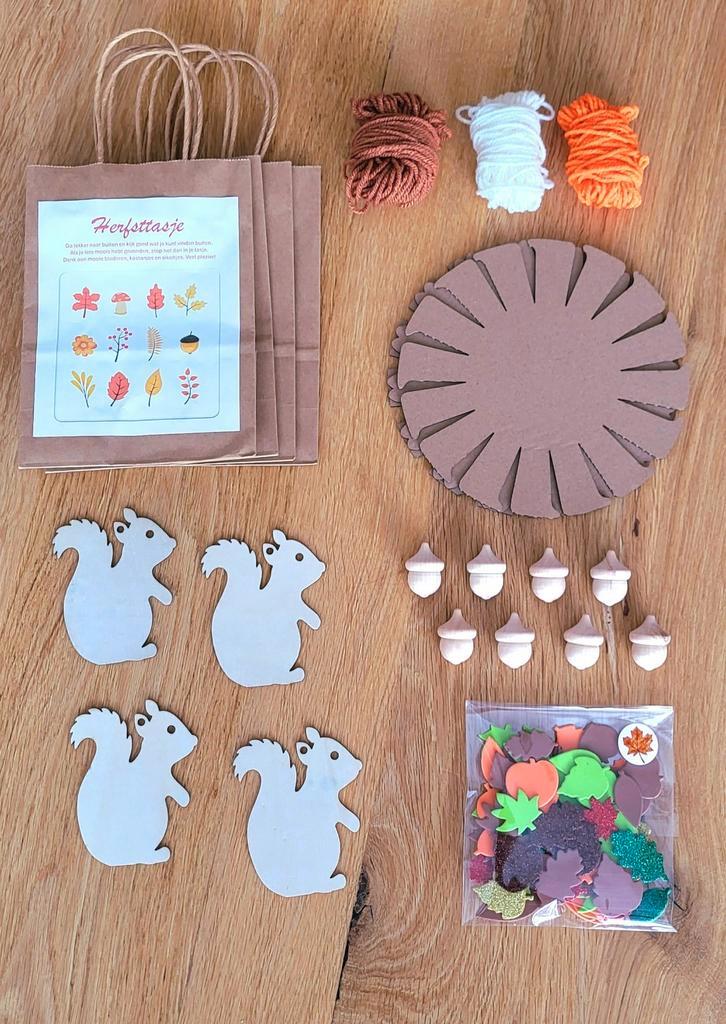 Thema pakket herfst knutselen kinderen, Hobby en Vrije tijd, Knutselen, Nieuw, Materiaal, Ophalen of Verzenden