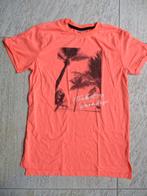 T-shirt roze-oranje maat 158 shirt korte mouw, Ophalen of Verzenden, Zo goed als nieuw, Jongen, Shirt of Longsleeve