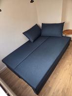 Slaapbank met opbergruimte, Huis en Inrichting, Slaapkamer | Slaapbanken, Ophalen, Blauw, Tweepersoons, 140 cm