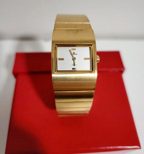 Dugena vergulde dameshorloge, Sieraden, Tassen en Uiterlijk, Horloges | Dames, Nieuw, Polshorloge, Overige merken, Staal, Staal