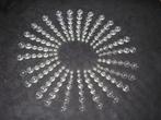 25 strengen met glazen kristallen kralen van plafonniere, Kraal, Gebruikt, Ophalen of Verzenden