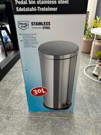 Pendaal emmer 30 liter nieuw, Ophalen, Nieuw, Rvs, 50 tot 75 cm