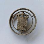 Zilver Rijksdaalder munt uitgesneden Broche, Sieraden, Tassen en Uiterlijk, Broches, Verzenden, Minder dan 4 cm, Zo goed als nieuw