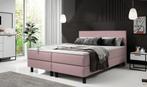 ACTIE Boxspring 140 x 200 Velvet Roze - Diamond, Overige kleuren, 200 cm, Modern, Nieuw
