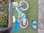 Meisjes fiets van frozen 14 inch, Fietsen en Brommers, Fietsen | Kinderfietsjes, Ophalen, Gebruikt, Minder dan 16 inch, Zijwieltjes