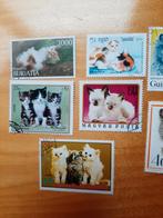 23 postzegels katten, Verzenden, Gestempeld, Dier of Natuur