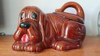 Vintage keramiek Basset Hound Basset hond Koekjespot, Ophalen of Verzenden