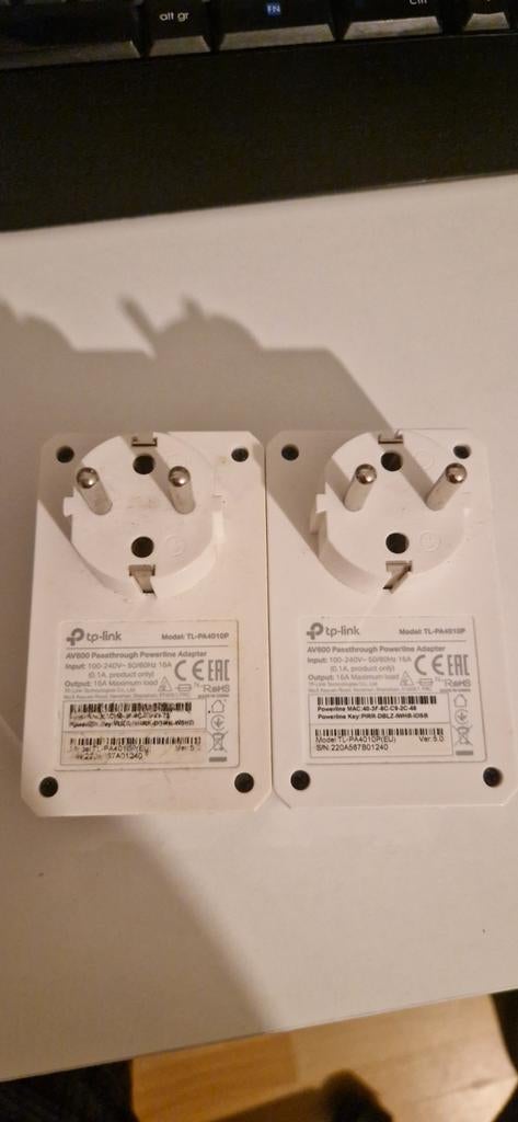 TP-Link Powerline Ethernet Adapter Set, Computers en Software, Powerlines, Gebruikt, Ophalen of Verzenden