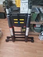 Aldorr ladder 6.20 meter, Doe-het-zelf en Verbouw, Ophalen, Gebruikt, Ladder, Opvouwbaar of Inschuifbaar