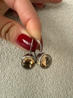 Ti Sento Milano Zilveren Oorbellen Bruin - Nieuwstaat, Sieraden, Tassen en Uiterlijk, Oorbellen, Bruin, Nieuw, Ophalen of Verzenden