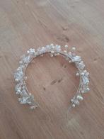 Handgemaakte witte bruidsaccessoire met kralen en parels, Verzenden, Nieuw, Wit, Accessoires