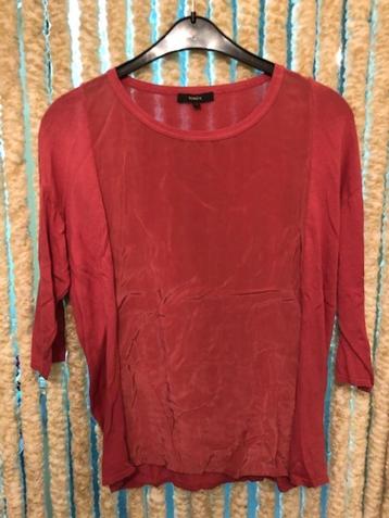 V) h127 bonita roze top/t-shirt heel fijn gebreid maat l/xl beschikbaar voor biedingen