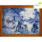Delfts Blauw Tegeltableau's 1 J.C. van Hunnik, Antiek en Kunst, Antiek | Wandborden en Tegels, Ophalen of Verzenden