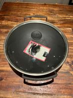 Le Creuset wokpan 36 cm, Ophalen, Gietijzer, Nieuw, Keramische plaat