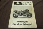 Kawasaki ZX7 ZRX750 1989 motorcycle service manual ZX750 H1, Motoren, Handleidingen en Instructieboekjes, Ophalen of Verzenden