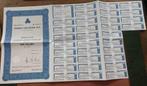 Aandeel Ogem 100 keer 10 gulden met coupons, Ophalen, 1970 tot heden, Aandeel