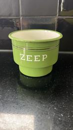 Vintage Groen emaille Zeepbakje, Antiek en Kunst, Ophalen of Verzenden