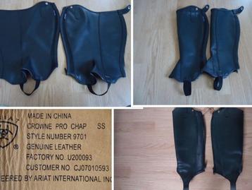 nette (merk) rijlaarzen en chaps  beschikbaar voor biedingen