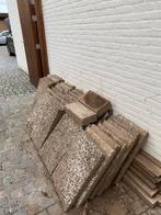 Authentieke beton grind terrastegels, Tuin en Terras, Ophalen, Gebruikt, 5 tot 10 m², Beton