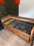 Eenpersoonsbed met lades, Ophalen, Gebruikt, 90 cm, Eenpersoons