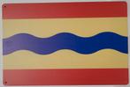 Overijssel provincie vlag reclamebord van metaal wandbord, Info@deconoord.nl, Deco Noord, Nieuw, Ophalen of Verzenden