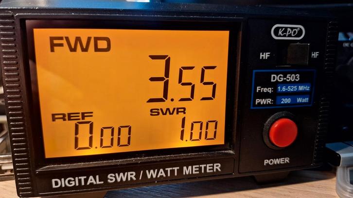 K-PO DG-503 Digitale SWR & Watt Meter, Telecommunicatie, Zenders en Ontvangers, Nieuw, Zender en Ontvanger, Ophalen of Verzenden