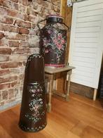 Melkbus en kolenkit rose Hindeloopen geschilderd, Ophalen