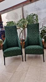 Vintage Giorgetti Progetti High Back Fauteuils, type 64240, Ophalen, Gebruikt, 75 tot 100 cm, 50 tot 75 cm