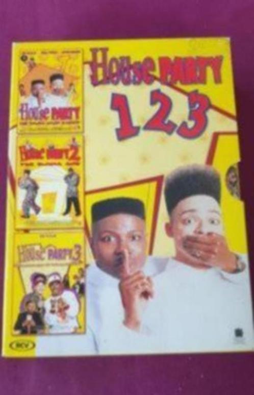 Te koop dvd box Houseparty Thryliogie, Cd's en Dvd's, Dvd's | Komedie, Zo goed als nieuw, Overige genres, Alle leeftijden, Ophalen of Verzenden