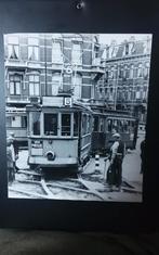 Grote foto Oude Amsterdamse tram, Ophalen of Verzenden