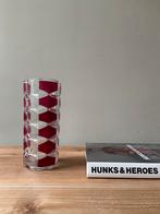 Luminarc Windsor Rubis Vaas - Retro Living, Gebruikt, Ophalen of Verzenden, Glas, Minder dan 50 cm