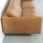 1x Montis Axel Bank 3-zits/190cm Buffalo Leder - Cognac, Metaal, 150 tot 200 cm, Driepersoons, 75 tot 100 cm