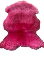 TEXELS SCHAPENVACHT GEKLEURD FUCHSIA ROZE NIEUW, -, -, Nieuw, Ophalen of Verzenden