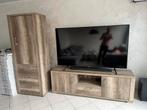 Complete Woonkamer Set: Dressoir, Tafel met Stoelen, Kast, Ophalen, Gebruikt, 150 tot 200 cm, Vijf personen of meer