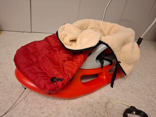 KHW Snow Baby Dream kinder Slee Rood met warme voetenzak, Kinderen en Baby's, Speelgoed | Buiten | Sleeën, Gebruikt, Kunststof