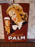 Palm emaille bord, Ophalen of Verzenden, Zo goed als nieuw, Reclamebord