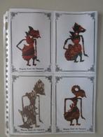 7  en 8 kaarten van batikstof, Verzamelen, Verzenden, 1960 tot 1980, Gelopen, Overige thema's