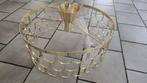Plafondlamp goudkleurig, Ophalen, Zo goed als nieuw, Rond, 25 tot 50 cm