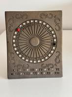 Vibtage eeuwige kalender van tin, Antiek en Kunst, Ophalen of Verzenden