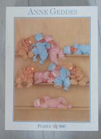 Leuke puzzel met baby's, van Anne Geddes, 900 stukjes, zgan, Ophalen of Verzenden, Minder dan 500 stukjes, Zo goed als nieuw