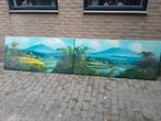 Tweeluik schilderijen exotisch Oosten, Antiek en Kunst, Ophalen