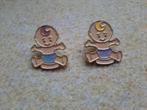 2 grappige pins van baby's te koop, Verzamelen, Ophalen of Verzenden, Nieuw, Overige onderwerpen, Speldje of Pin