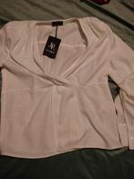 Witte blouse, Ophalen of Verzenden, Zo goed als nieuw, Wit, Korte mouw